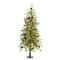 5ft. Pre-Lit Wyoming Alpine & Pinecone Artificial Christmas Tree, Clear LED Lights